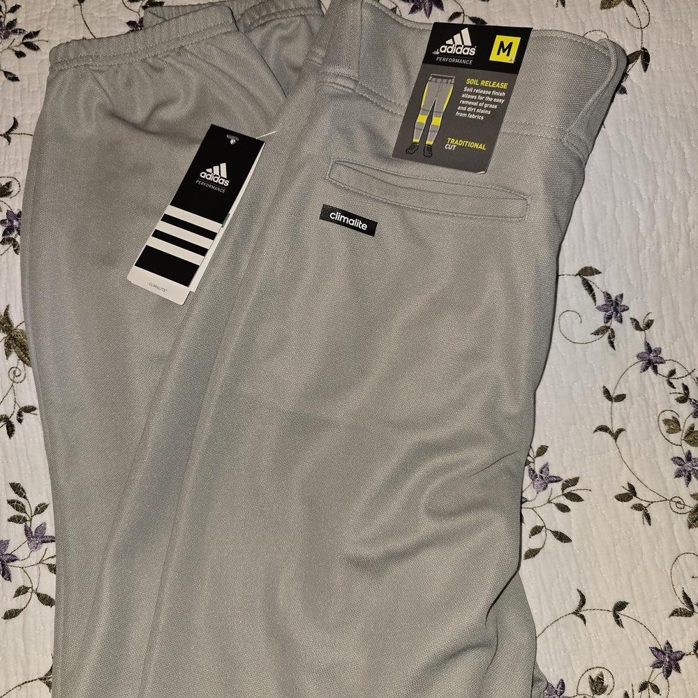 Adidas Gray Climalite Pants